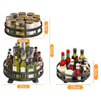 Rangement d'angle rotatif multicouche pour cuisine