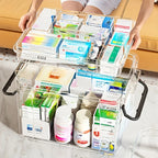Boîte de Rangement pour Médicaments à 2 Étages