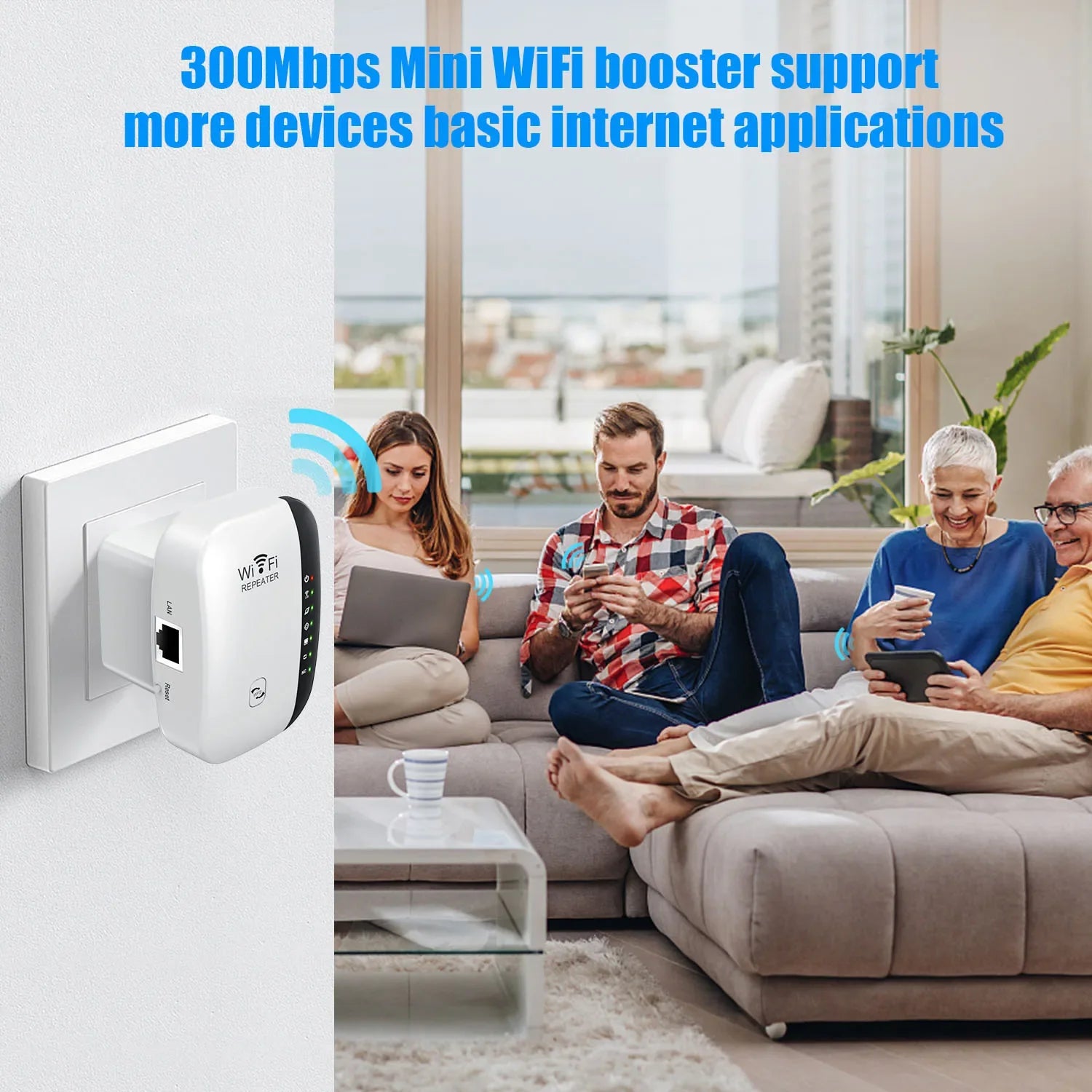 Amplificateur WiFi 300Mbps – Signal Longue Portée