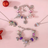 Calendrier de l'Avent 24J Bracelet Charms - Idée Cadeau