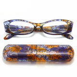 Lunettes de lecture pour presbyte à Motif floral - Étuit OFFERT