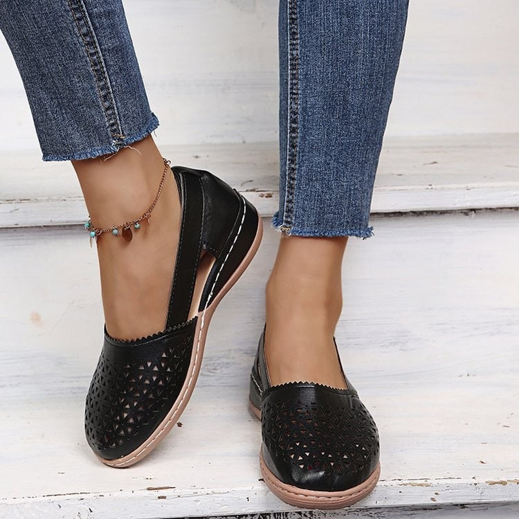Ballerine ajourée en Cuir PU - Collection été 2023