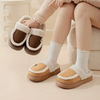 Pantoufles intérieur polaire Style Mocassins - Femmes