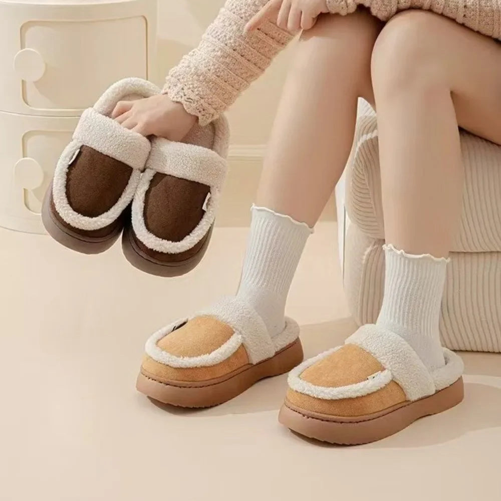 Pantoufles intérieur polaire Style Mocassins - Femmes