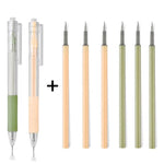 Stylo cutter de précision pour travaux manuels - 2 Stylos + 8 recharges