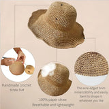 Grand Chapeau de Plage en Paille