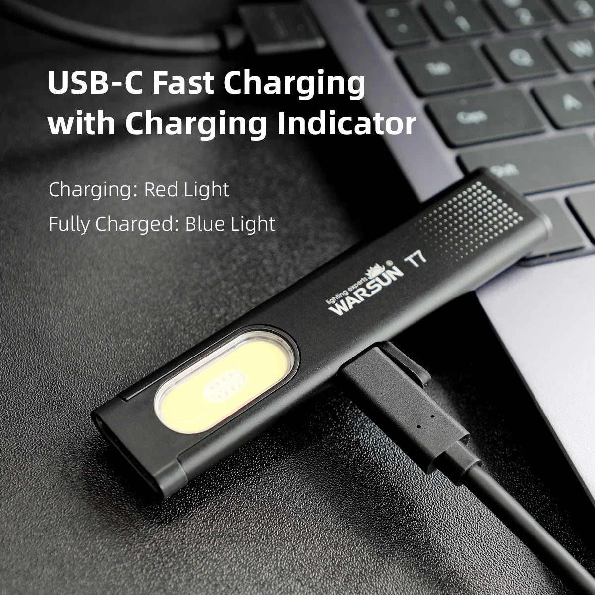 Lampe de poche USB magnétique 4 Modes - 1 ACHETÉE = 1 OFFERTE
