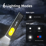 Lampe de poche USB magnétique 4 Modes - 1 ACHETÉE = 1 OFFERTE