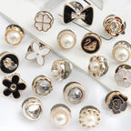 Ensemble de Boutons de Broche en Perles (20 pièces)