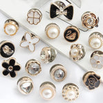 Ensemble de Boutons de Broche en Perles (20 pièces)