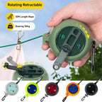 Corde à Linge de Voyage Rétractable 10M