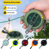Corde à Linge de Voyage Rétractable 10M