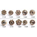 Ensemble de Boutons de Broche en Perles (20 pièces)