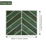 Lot de 10 PCS Autocollants 3D Effet Carrelage Waterproof