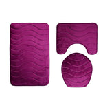 Set de 3 Tapis de Bain Ultra Doux & Antidérapants