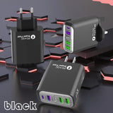 Chargeur 240W Rapide 3 Ports USB & 2 Type-C + Chargeur