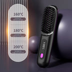 Brosse Lissante Chauffante – USB Rechargeable