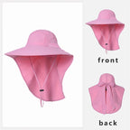 Chapeau d'été Anti-UV noeud papillon protéction complète