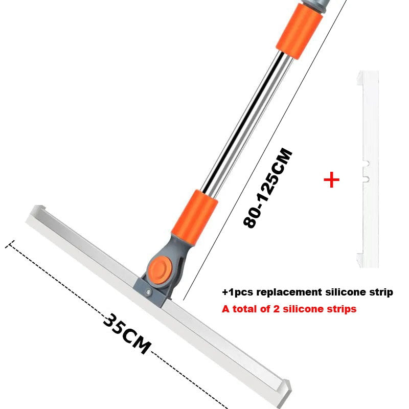 Balai grattoir magique en Silicone - Sols, murs et vitres