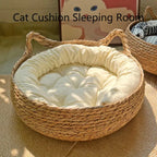 Panier pour Chat en osier