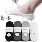 Lot de 5 Paires de Socquettes Invisibles Homme