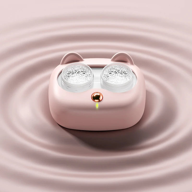 Nettoyeur ulrtrasonique de lentilles de contact + 6 boîtes OFFERTES