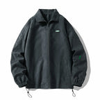 Blouson aviateur zippé à col montant pour homme