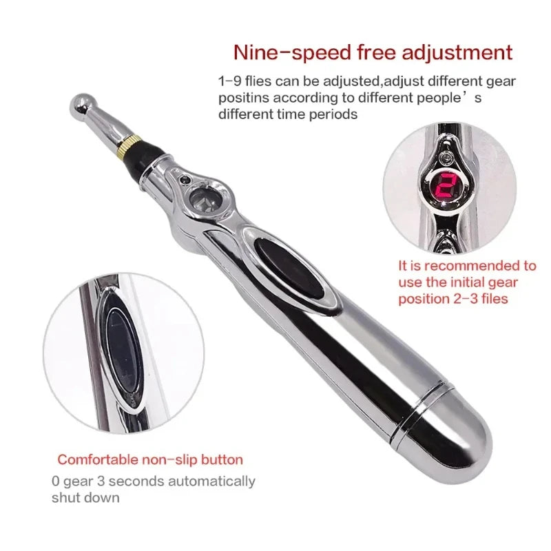 Stylo d'Acupuncture Électronique 5 en 1