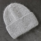 Bonnet épais en fourrure de lapin
