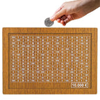 Tirelire en bois réutilisable pour atteindre vos objetcs d'économies