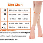 Manchons de Compression Médical pour Mollets - Traitement Varices)