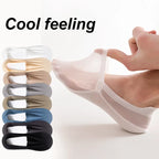 Lot de 3 paires de chaussettes d'été fines et invisibles pour homme