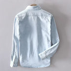 Chemise en Jean 100% Coton à Manches Longues pour Hommes