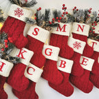 Chaussette de Noël à Suspendre avec Initiale
