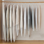 2 x housse de vêtement transparente