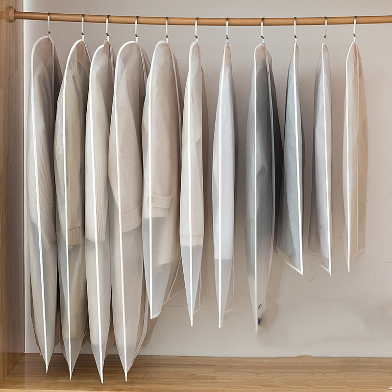 2 x housse de vêtement transparente