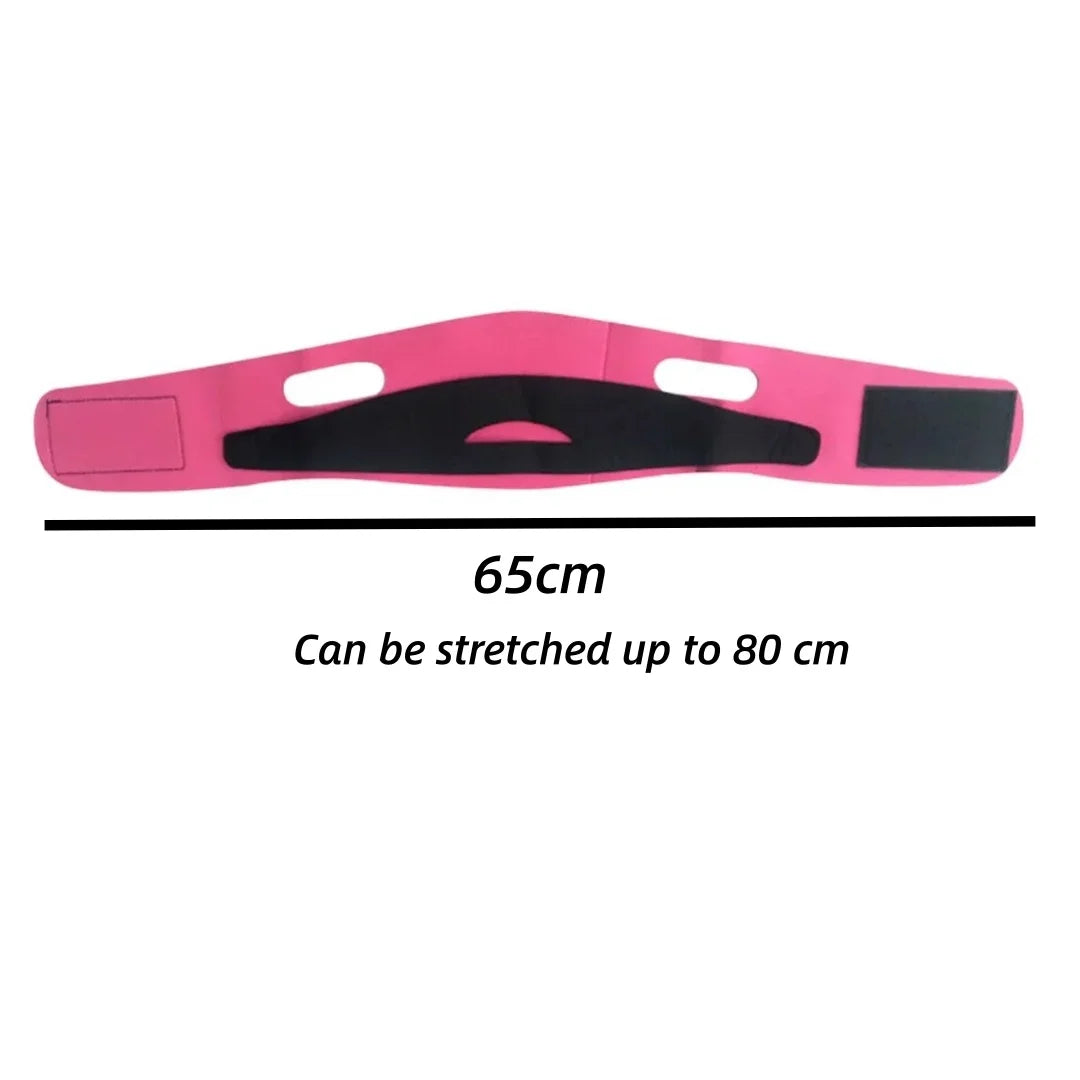 Ceinture de Visage Élastique - Redéfinit, Lifte & Anti-double menton