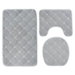 Set de 3 Tapis de Bain Ultra Doux & Antidérapants