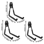 Lot de 2 Crochets Muraux Ultra-Résistants pour Garage + 1 OFFERT