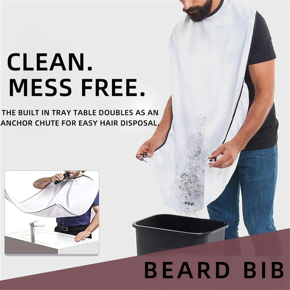 Tablier de Rasage pour Homme - Récolte les poils