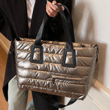 Sac Grande Capacité Matelassé Métallique Imperméable