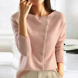 Cardigan à maille pour Femme - Boutons déstructurés