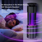 Lampe anti-moustiques USB avec minuterie intelligente — idéale pour extérieur & camping