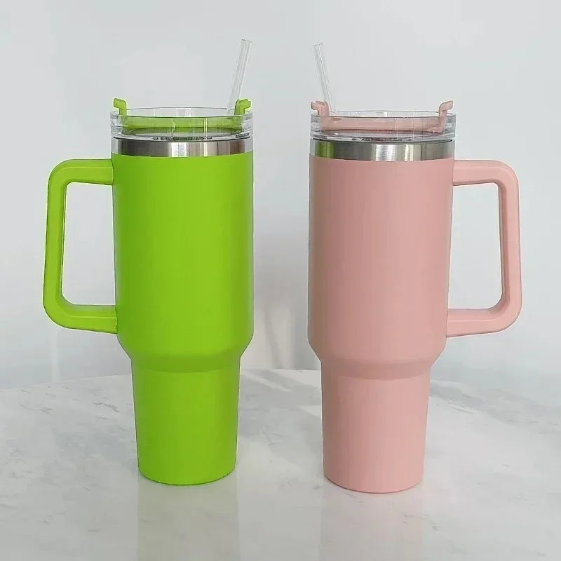 Thermos avec poignée et paille - 1200ml