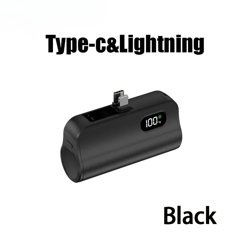 Mini Batterie Capsule 5000mAh à Charge Rapide 20W