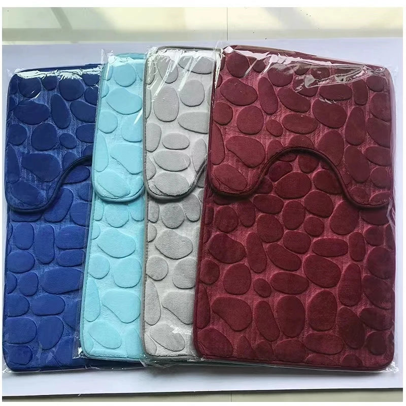 Set de 3 Tapis de Bain Ultra Doux & Antidérapants