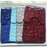 Set de 3 Tapis de Bain Ultra Doux & Antidérapants