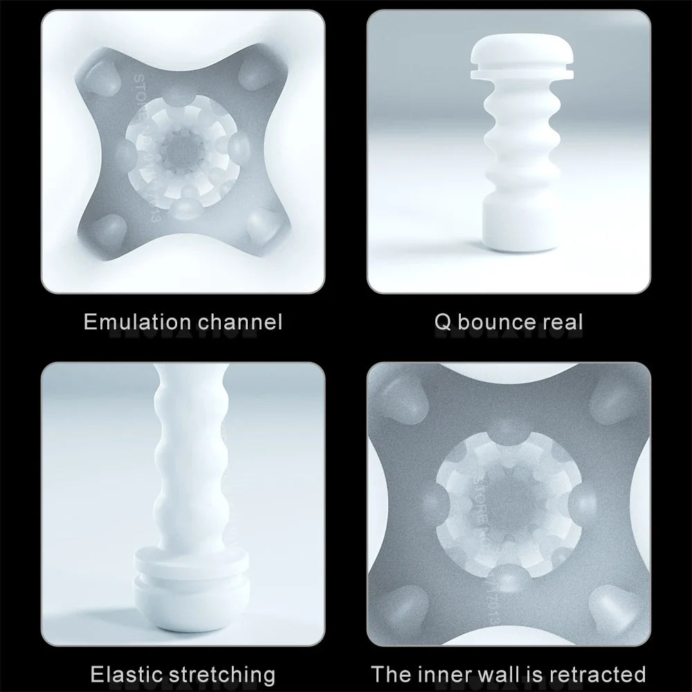 PLEASURE - Sextoy 4 en 1 Vibro, Succion & Mouvement de langue