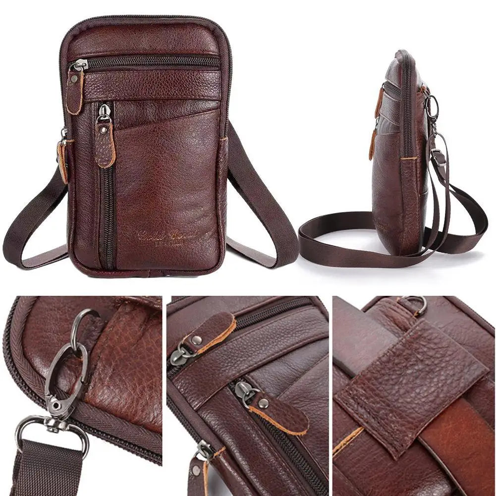 Sac Bandoulière Homme en Cuir - Élégant & Pratique