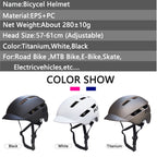Casque Vélo avec Feu Arrière LED Rechargeable